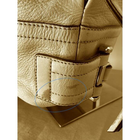 B Makowsky soft pebbled leather Bucket shoulder slouchy bag - Picture 8 of 8